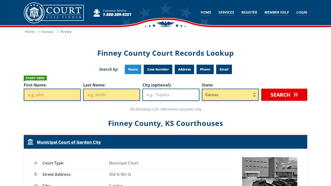 Finney County Court Records | KS Case Lookup